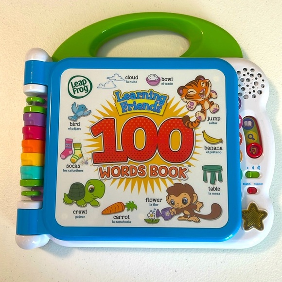 LeapFrog Learning Friends 100 Words Book English & Spanish - Picture 1 of 4